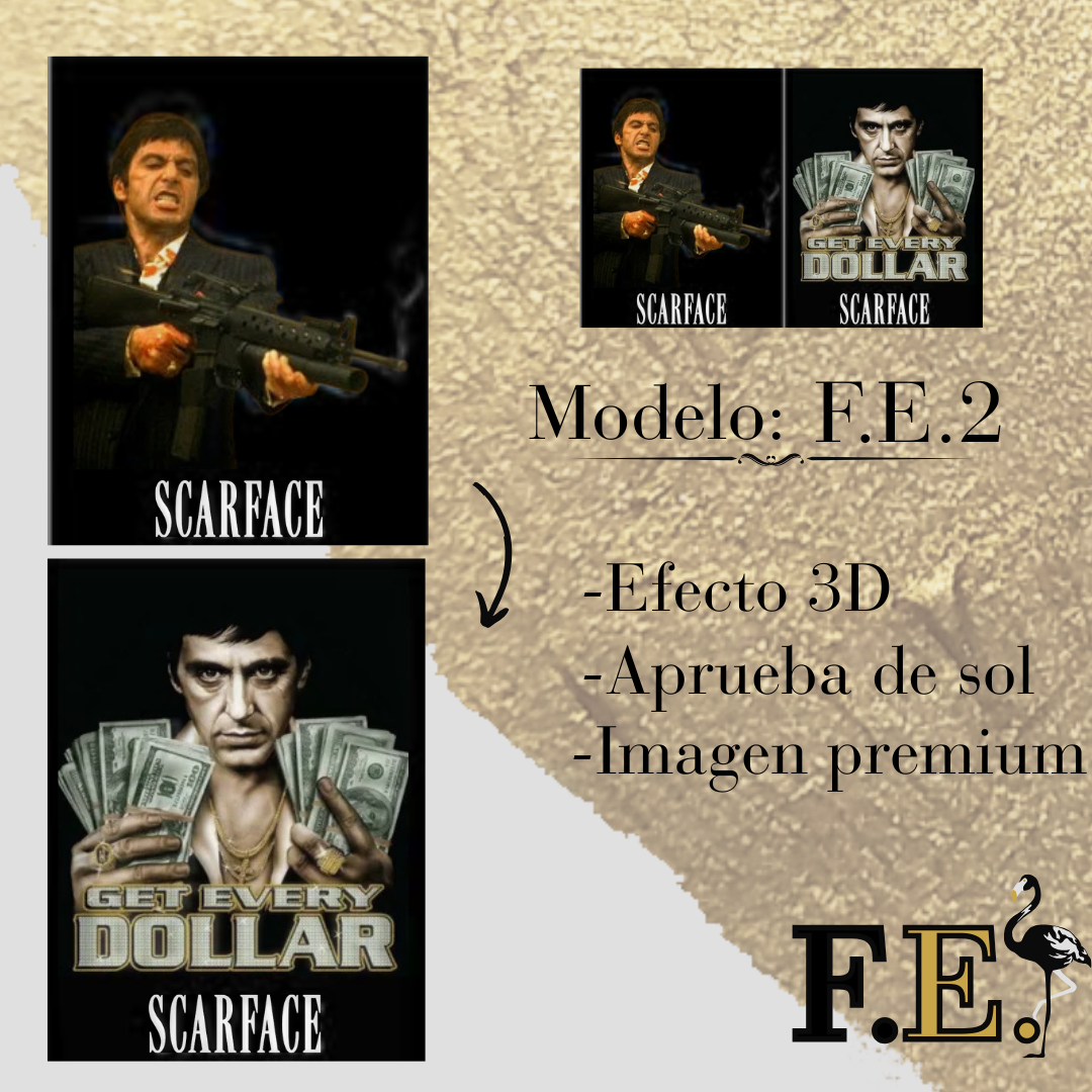 Cuadro Lenticular 3D Gangster