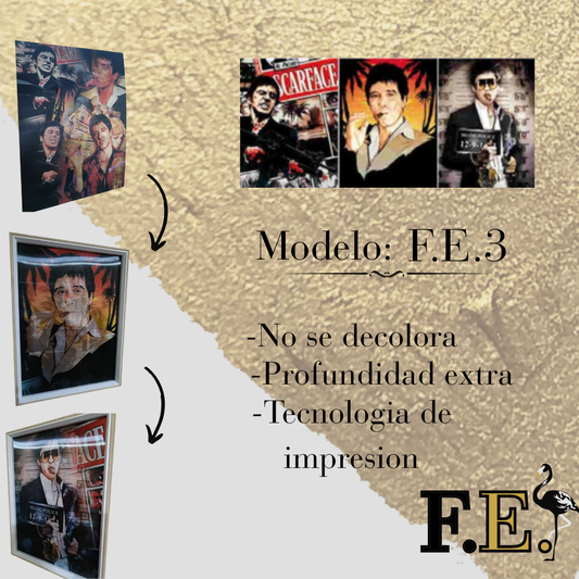 Cuadro Lenticular 3D Gangster